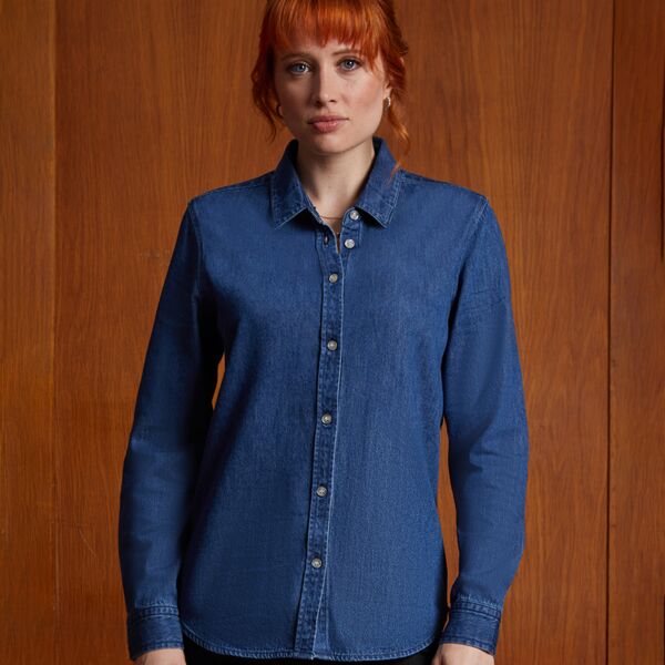 NEOBLU Ladies Bennett Denin Shirt Thumbnail