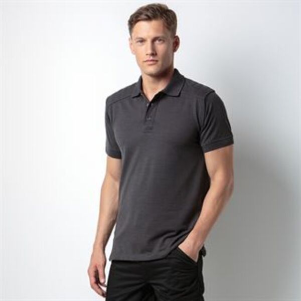 Shoulder patch polo shirt Superwash® 60°C Thumbnail