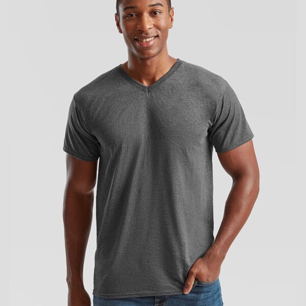 Fruit of the Loom V Neck Value T-Shirt Thumbnail